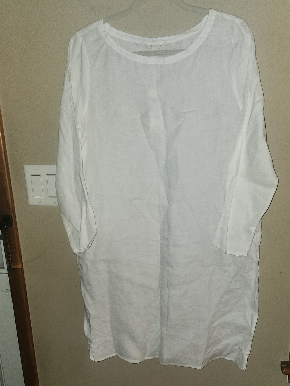 NWT Eileen Fisher Organic Handkerchief Linen Tunic Size Medium